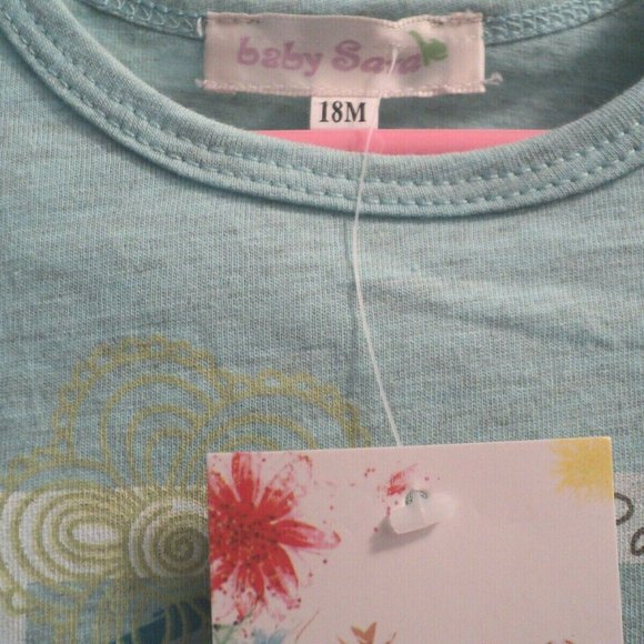 NEW Gymboree Baby Sara Dress/Tunic Top Size 18 Months From Paris with Love Blue - Picture 3 of 3